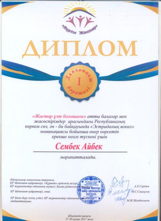 Оқушылардың жетістіктері