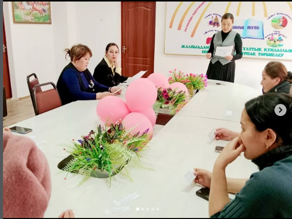 АПҚО Досбол LIKE бағдарламаларына сәйкес ата-аналармен жүргізілген жұмыстар